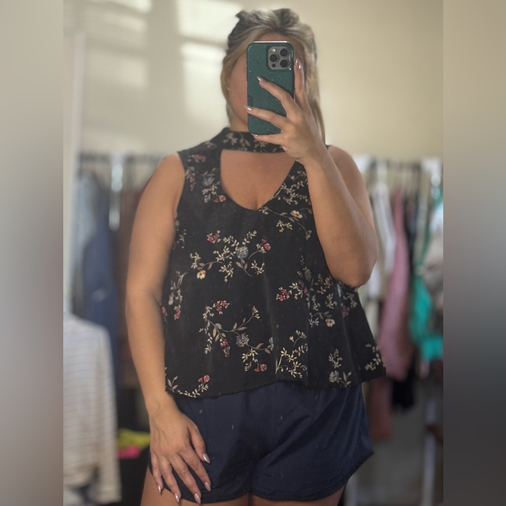 Floral Sleeveless Top by Together